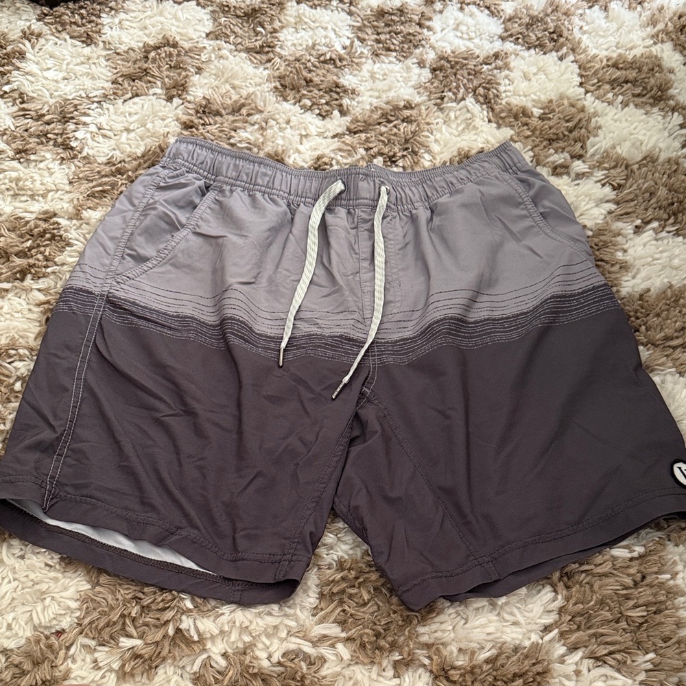Vuori Gray Athletic Shorts